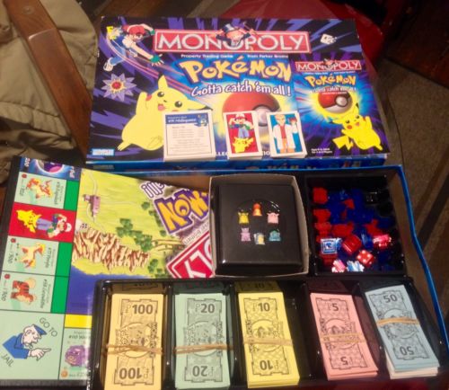 pokemon-monopoly-collector-s-edition-board-game-complete-90-s-rare-part-pieces-fd273994bc486389f65c234ec1dbe0b6